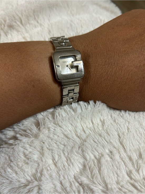 Gucci Silver G-Frame Stainless Steel Bracelet Watch main image 8